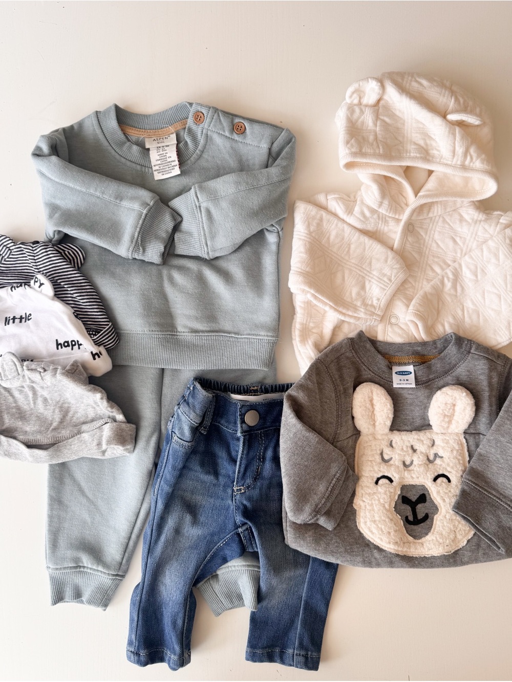 Lot of 0-3 Month sweaters
